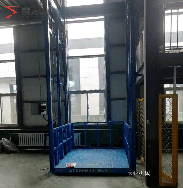 咸阳导轨式升降机验收合格